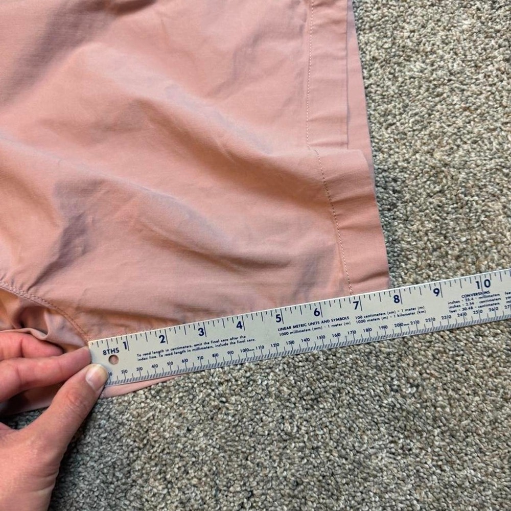 Faherty preppy casual Shorts Mens 31 pink 8 Inch Inseam Drawstring Chino - Picture 5 of 5